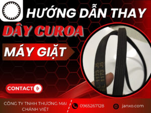 Hướng dẫn thay dây Curoa máy giặt