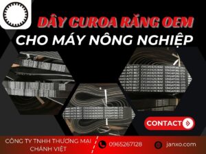 Dây curoa răng OEM cho máy nông nghiệp