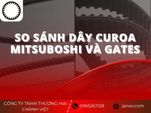 So sánh dây curoa Mitsuboshi và Gates